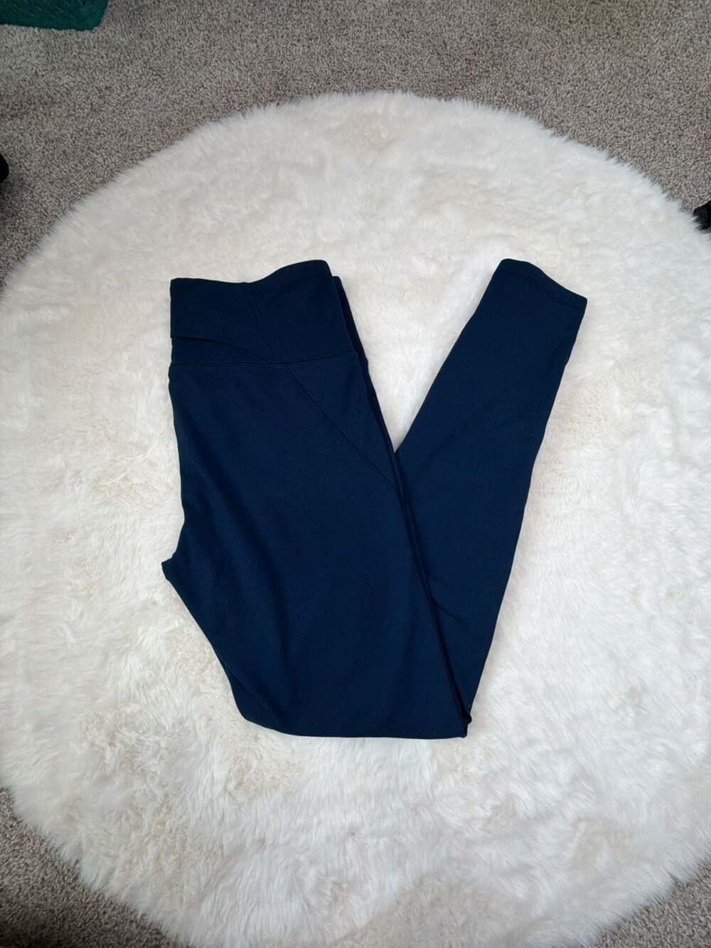 Under Armour Women's Navy and Pink Graphic Print Athletic Leggings